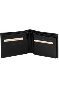 Ανδρικό Πορτοφόλι Δερμάτινο Tuscany Leather TL140817 Μαύρο