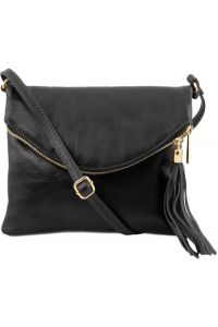 Γυναικείο Τσαντάκι Δερμάτινο TL Young Bag Tuscany Leather TL141153 Μαύρο