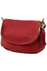 Γυναικεία Τσάντα Δερμάτινη Tuscany Leather TL141223 Κόκκινο