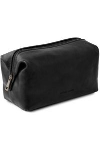 Θήκη Τσαντάκι Καλλυντικών Δερμάτινο Smarty L Tuscany Leather TL141219 Μαύρο