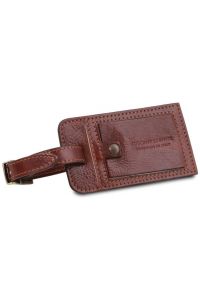 Δερμάτινη θήκη ταυτότητας αποσκευής Tuscany Leather TLTAG Καφέ