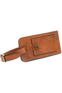 Δερμάτινη θήκη ταυτότητας αποσκευής Tuscany Leather TLTAG Φυσικό