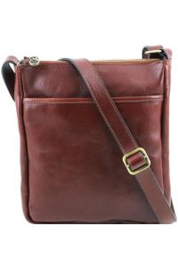 Ανδρικό Τσαντάκι Δερμάτινο Jason Tuscany Leather TL141300  Καφέ