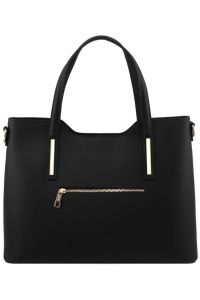 Γυναικεία Τσάντα Δερμάτινη Olimpia Tuscany Leather TL141412 Μαύρο