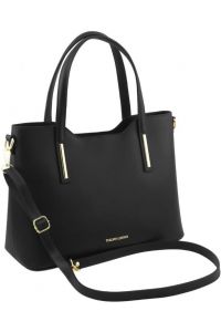 Γυναικεία Τσάντα Δερμάτινη Olimpia Tuscany Leather TL141412 Μαύρο