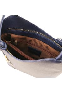 Γυναικεία Τσάντα Δερμάτινη Πλάτης & Ώμου Patty Tuscany Leather TL141455 Μπλε σκούρο