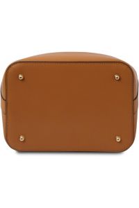 Γυναικεία Τσάντα Δερμάτινη Vittoria Tuscany Leather TL141531 Κονιάκ