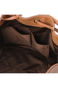 Γυναικεία Τσάντα Δερμάτινη Vittoria Tuscany Leather TL141531 Κονιάκ