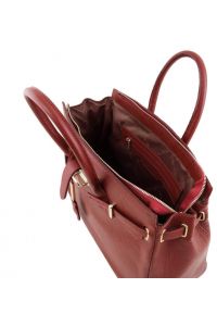 Γυναικεία Τσάντα Δερμάτινη Tuscany Leather TL141529 Κόκκινο