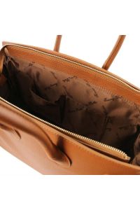 Γυναικεία Τσάντα Δερμάτινη Tuscany Leather TL141529 Κονιάκ