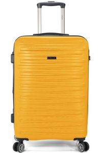 Βαλίτσα Μεσαία Με Προέκταση BENZI BZ5493 Κίτρινο
