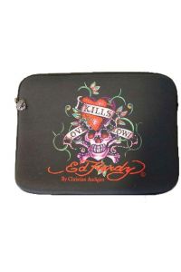 Θήκη Laptop 13.3 ED HARDY ORIGINAL  Skull Black