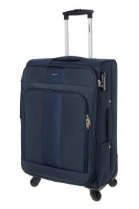 Βαλίτσα Μεσαία με 4 Ρόδες Diplomat ZC615 Μπλε