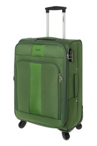 Βαλίτσα Μεσαία με 4 Ρόδες Diplomat ZC615 Πράσινο