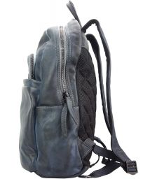 Δερμάτινη Τσάντα Πλάτης Jake Firenze Leather 68030 Σκουρο Μπλε