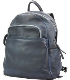 Δερμάτινη Τσάντα Πλάτης Jake Firenze Leather 68030 Σκουρο Μπλε