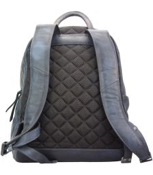 Δερμάτινη Τσάντα Πλάτης Jake Firenze Leather 68030 Σκουρο Μπλε