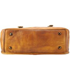 Δερματινος Χαρτοφυλακας Florine Firenze Leather 68155 Μπεζ