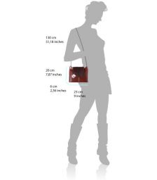 Γυναικεια Τσαντα Ωμου Firenze Leather 209 Μαύρο