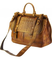 Δερματινος Χαρτοφυλακας Florine Firenze Leather 68155 Μπεζ