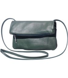 Δερματινο Τσαντακι Φακελος Anita Firenze Leather 3601 Σκουρο Πρασινο