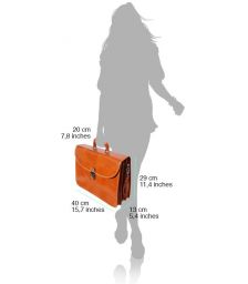 Δερμάτινος Χαρτοφύλακας 3 Θέσεων Firenze Leather 7617 Μαύρο