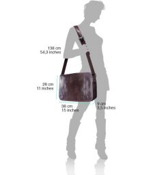 Δερμάτινη Τσάντα Ταχυδρόμου Firenze Leather 6548 Καφε