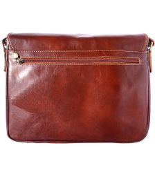 Δερμάτινη Τσάντα Ταχυδρόμου Firenze Leather 6548 Καφε