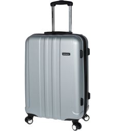 Bαλίτσα Μεσαία με 4 ρόδες 61cm Diplomat TF1733 Ασημί