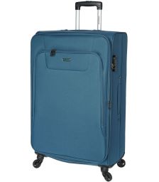 Βαλίτσα Μεγάλη 77cm με 4 Ρόδες & Επέκταση Diplomat ZC984-71 Πετρολ