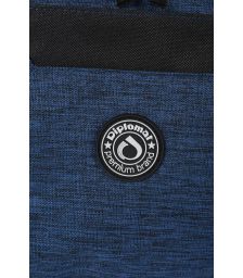 Σακ Βουαγιαζ 50cm με πλαινές θηκες Diplomat SAC60-50 Μπλε/Μαύρο