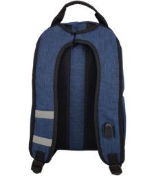 Σακίδιο Πλάτης με Εσωτερική Θύρα USB Diplomat BF25 Μπλε