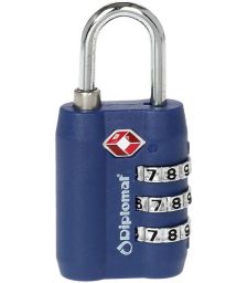 Κλειδαριά με 3ψήφιο Συνδυασμό Diplomat ACLOCK3 Μπλε
