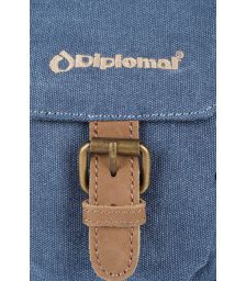 Τσαντάκι Ωμου 19cm με Αγκράφα Vintage Diplomat Tr21 Denim