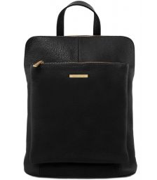 Γυναικεία Τσάντα Πλάτης - Ώμου Δερμάτινη TL141682 Μαύρο Tuscany Leather