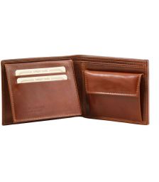 Ανδρικό Δερμάτινο Πορτοφόλι TL140763 Καφέ Tuscany Leather