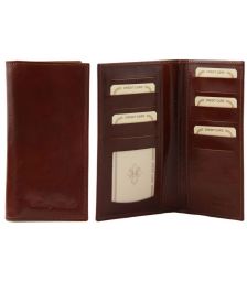Δερμάτινο Πορτοφόλι / Θήκη TL140784 Καφέ Tuscany Leather
