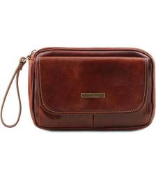 Ανδρικό Τσαντάκι Δερμάτινο Ivan TL140849 Καφέ Tuscany Leather