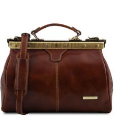 Ιατρική Τσάντα Δερμάτινη Michelangelo Καφέ Tuscany Leather