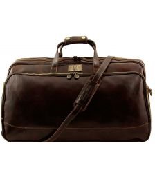 Δερμάτινος  Σάκος Ταξιδίου Trolley Bora Bora L Καφέ σκούρο Tuscany Leather