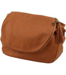 Γυναικεία Τσάντα Δερμάτινη TL141110 Κονιάκ Tuscany Leather