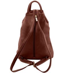 Γυναικείο Τσαντάκι Δερμάτινο Shanghai TL140963 Καφέ Tuscany Leather