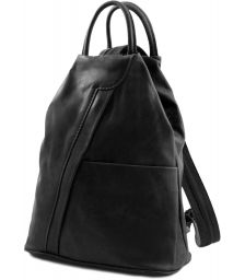 Γυναικείο Τσαντάκι Δερμάτινο Shanghai TL140963 Μαύρο Tuscany Leather