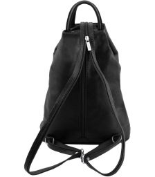 Γυναικείο Τσαντάκι Δερμάτινο Shanghai TL140963 Μαύρο Tuscany Leather