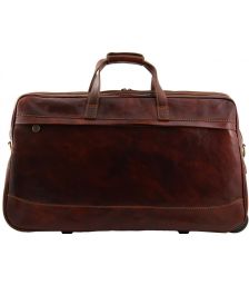 Δερμάτινος  Σάκος Ταξιδίου Trolley Bora Bora L Καφέ Tuscany Leather