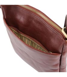 Ανδρικό Τσαντάκι Δερμάτινο Jason Μαύρο Tuscany Leather