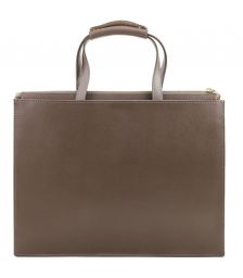 Γυναικεία Επαγγελματική Τσάντα Δερμάτινη Palermo TL141369 Μαύρο Tuscany Leather