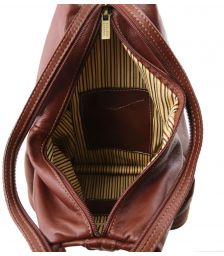 Γυναικείο Τσαντάκι Δερμάτινο Shanghai TL140963 Μαύρο Tuscany Leather