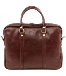 Γυναικεία Τσάντα Laptop 15.6" Δερμάτινη Prato TL141283 Μαύρο Tuscany Leather