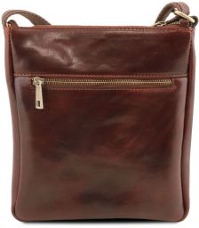 Ανδρικό Τσαντάκι Δερμάτινο Jason Μαύρο Tuscany Leather